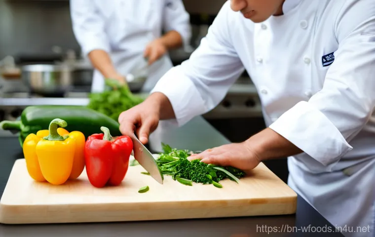 양식조리 실습실에서 효율적으로 배우는 법 - **Prompt:** A young adult (approximately 18-25 years old), dressed in comfortable, modest casual wea... 양식조리 실습실에서 효율적으로 배우는 법 - **Prompt:** A young adult (approximately 18-25 years old), dressed in comfortable, modest casual wea...