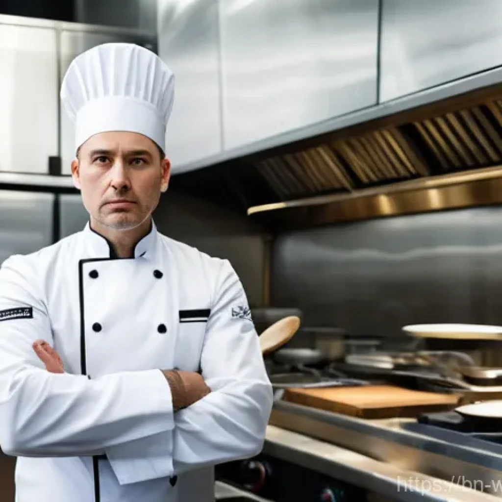 양식조리 자격증 유효 기간 및 갱신 방법 - **Prompt:** A talented Western Cuisine Chef, dressed in a clean, professional chef's uniform includi...