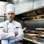 양식조리 자격증 유효 기간 및 갱신 방법 - **Prompt:** A talented Western Cuisine Chef, dressed in a clean, professional chef's uniform includi...