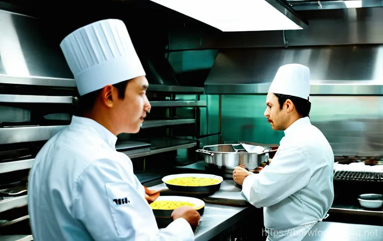 양식조리 자격증 유효 기간 및 갱신 방법 - **Prompt:** A focused and determined Western Cuisine Chef, male or female, is actively engaged in a ...