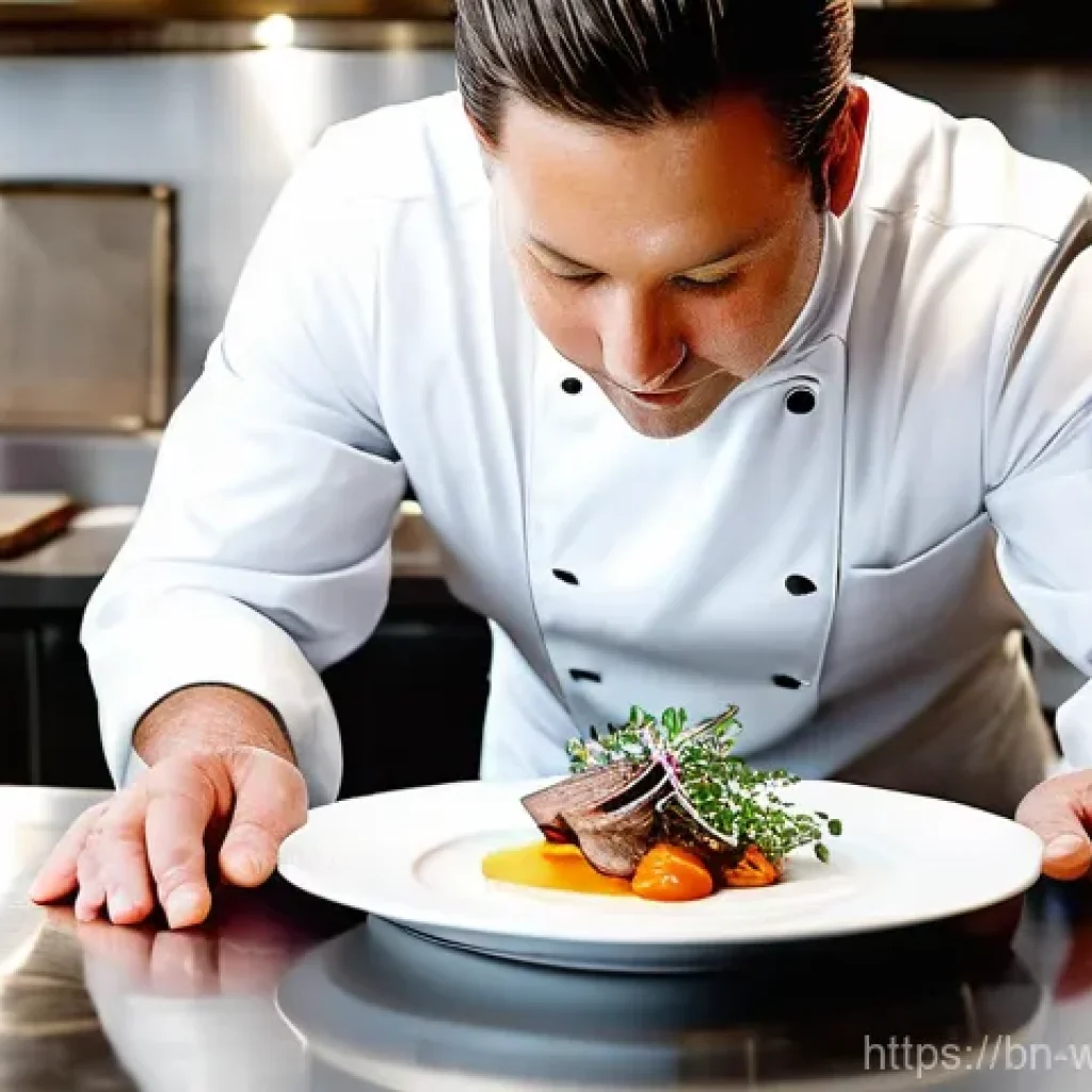 양식조리사로 창업하기 위한 준비 단계 - **Prompt: The Art of the Signature Dish**
"A passionate chef, dressed in a pristine white chef's...