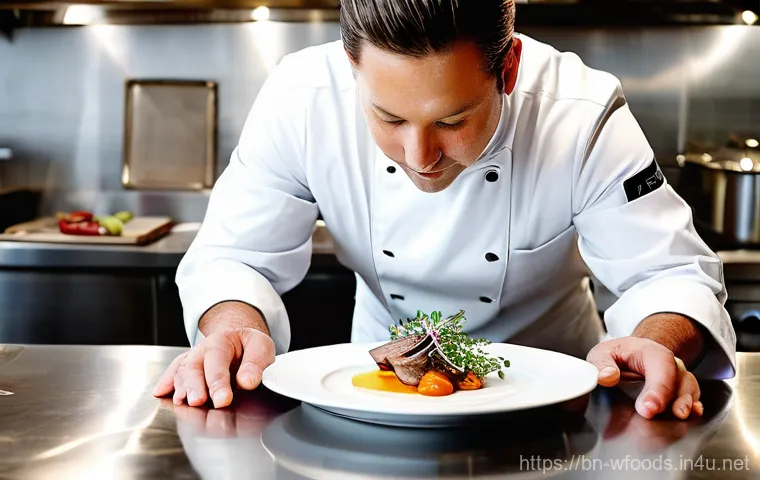 양식조리사로 창업하기 위한 준비 단계 - **Prompt: The Art of the Signature Dish**
"A passionate chef, dressed in a pristine white chef's...
